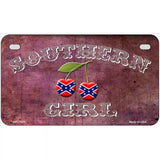 Southern Girl Novelty Metal License Plate 7" x 4" (MP)