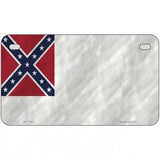 Second Confederate Flag Novelty Metal License Plate 7" x 4" (MP)