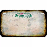 New Brunswick Rusty Novelty Metal License Plate 7" x 4" (MP)