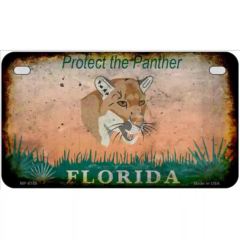 Florida Protect Panther Rusty Novelty Plate | Smart Blonde Florida Protect Panther Rusty Novelty Plate | Smart Blonde