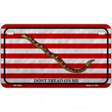 Dont Tread On Me Culpeper Novelty Metal License Plate 7" x 4" (MP)
