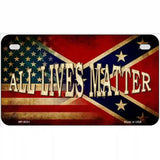 All Lives Matter Novelty Metal License Plate 7" x 4" (MP)