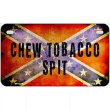 Chew Tobacco Spit Novelty Metal License Plate 7" x 4" (MP)