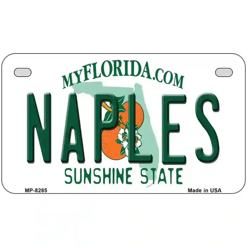 Naples Florida Novelty Metal License Plate 7" x 4" (MP)