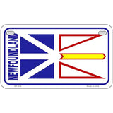 New Foundland Flag Metal Novelty License Plate 7" x 4" (MP)