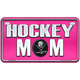 Hockey Mom Metal Novelty License Plate 7" x 4" (MP)