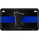 Minnesota Thin Blue Line Metal Novelty License Plate 7" x 4" (MP)