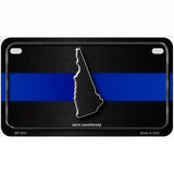 New Hampshire Thin Blue Line Metal Novelty License Plate 7" x 4" (MP)