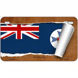 Queenland Flag Scroll Metal Novelty License Plate 7" x 4" (MP)
