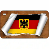 Germany Country Flag Scroll Metal Novelty License Plate 7" x 4" (MP)