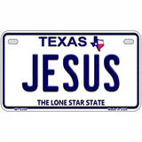 Jesus Texas Novelty Metal License Plate 7" x 4" (MP)