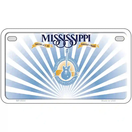 Mississippi Creative Culture Blank Novelty Metal License Plate 7" x 4" (MP)