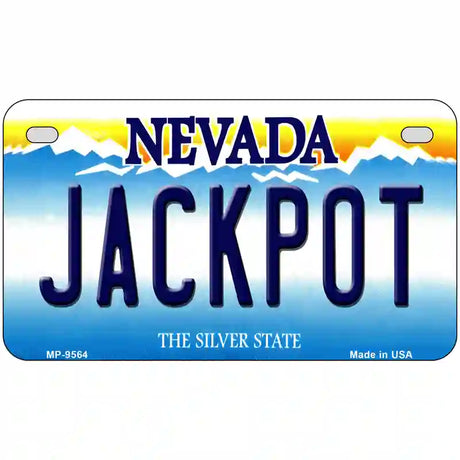 Jack Pot Nevada Novelty Metal License Plate 7" x 4" (MP)