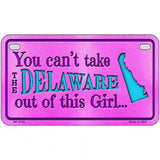 Delaware Girl Novelty Metal License Plate 7" x 4" (MP)