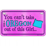 Oregon Girl Novelty Metal License Plate 7" x 4" (MP)