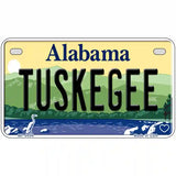 Tuskegee Alabama Metal Novelty License Plate 7" x 4" (MP)
