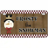 Frosty The Snowman Metal Novelty License Plate 7" x 4" (MP)