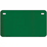 Green Metallic Solid Metal Novelty License Plate 7" x 4" (MP)