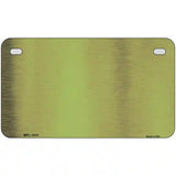 Lime Green Metallic Solid Metal Novelty License Plate 7" x 4" (MP)