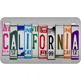 California License Plate Art Metal Novelty License Plate 7" x 4" (MP)