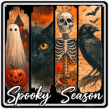 Spooky Season Novelty Metal Square Sign SQ-1698