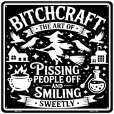 Bitchcraft Novelty Metal Square Sign SQ-1708