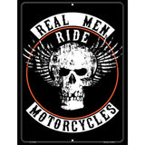 Real Men Ride Motorcycles Wholesale Metal Novelty Parking Sign