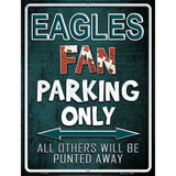 Eagles Metal Novelty Parking Sign 9" x 12" (P)