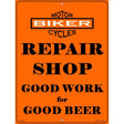 Repair Shop Metal Novelty Parking Sign 9" x 12" (P)