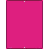 Solid Hot Pink Metal Novelty Parking Sign 9" x 12" (P)