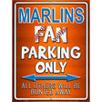 Marlins Metal Novelty Parking Sign 9" x 12" (P)