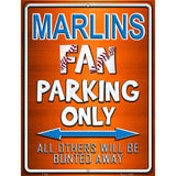 Marlins Metal Novelty Parking Sign 9" x 12" (P)