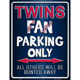 Twins Metal Novelty Parking Sign 9" x 12" (P)