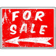 For Sale to the Left Novelty Metal Parking Sign 9" x 12" Sign (P)