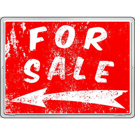 For Sale to the Left Novelty Metal Parking Sign 9" x 12" Sign (P)