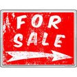 For Sale to the Right Novelty Metal Parking Sign 9" x 12" Sign (P)