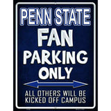 Penn State Metal Novelty Parking Sign 9" x 12" (P)