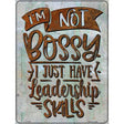 Leadership Skills Novelty Metal Parking Sign 9" x 12" (P)