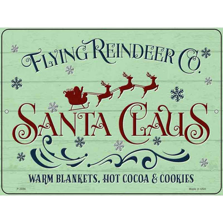 Flying Reindeer Co Novelty Metal Parking Sign 9" x 12" (P)