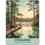 Congaree South Carolina Metal Novelty Parking Sign P-4495