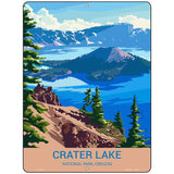 Crater Lake Oregon Metal Novelty Parking Sign P-4496
