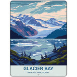 Glacier Bay Alaska Metal Novelty Parking Sign P-4504