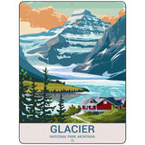 Glacier Montana Metal Novelty Parking Sign P-4505