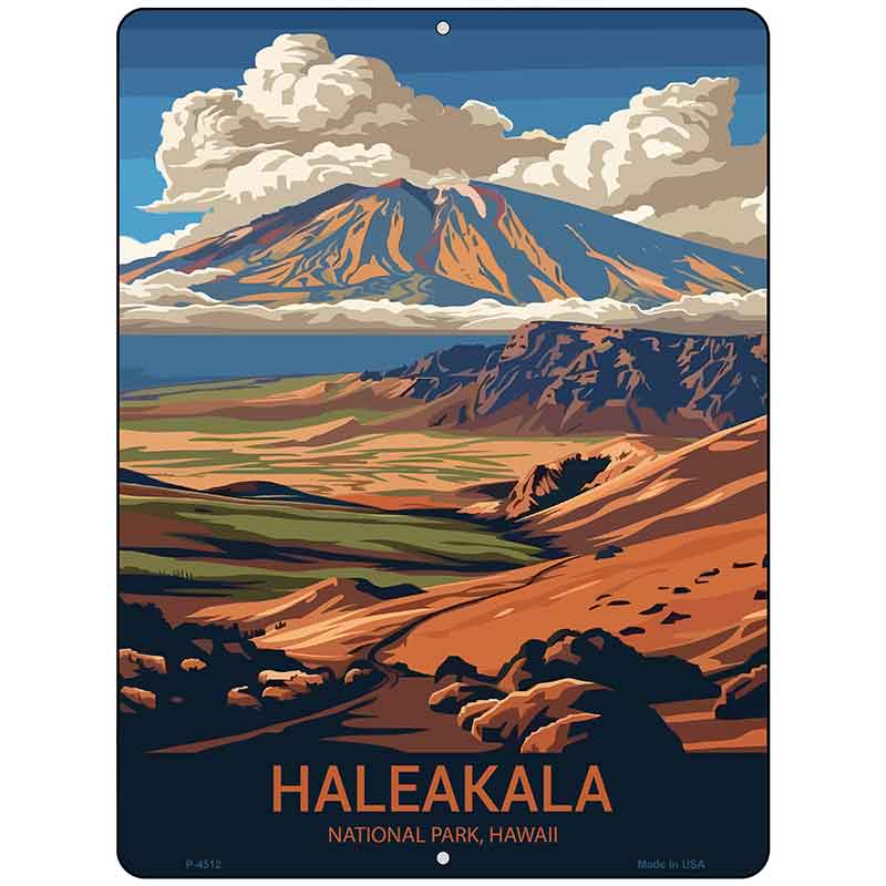 Haleakala Hawaii Metal Novelty Parking Sign P-4512
