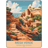 Mesa Verde Colorado Metal Novelty Parking Sign P-4525