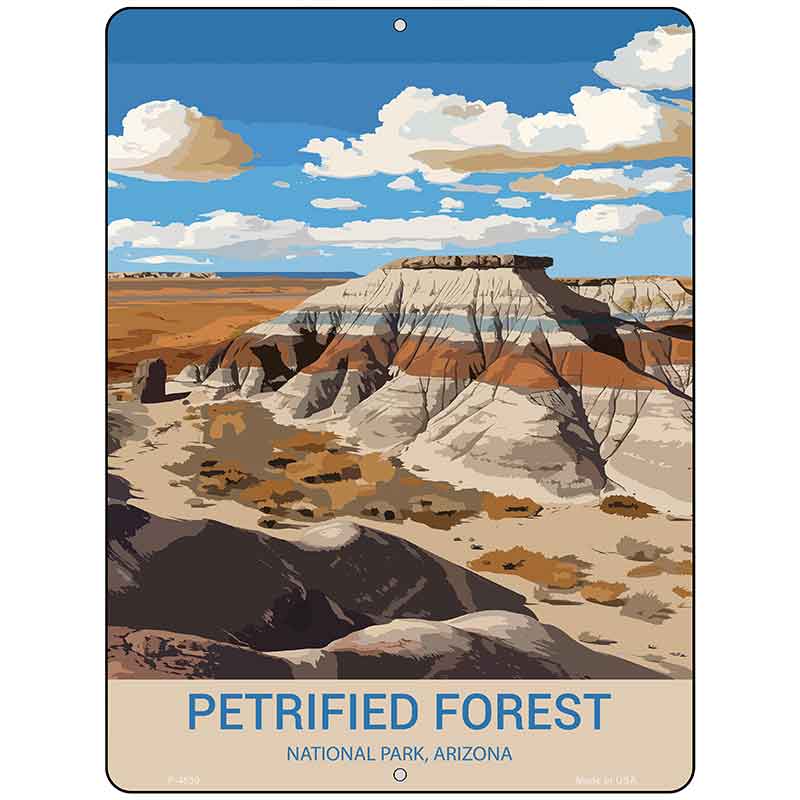 Petrified Forest Arizona Metal Novelty Parking Sign P-4530