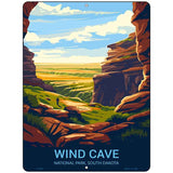Wind Cave South Dakota Metal Novelty Parking Sign P-4541