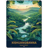 Xishuangbanna Rainforest Metal Novelty Parking Sign P-4553
