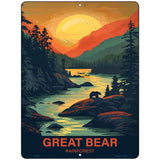 Great Bear Rainforest Metal Novelty Parking Sign P-4555