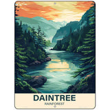 Daintree Rainforest Metal Novelty Parking Sign P-4556